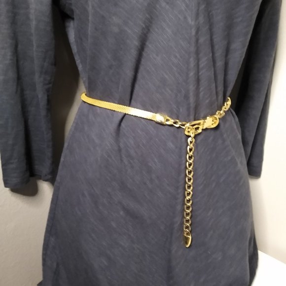 Metal Mesh Thin Fashion Belt Adjustable 30 To 36 Inches - Picture 14 of 16